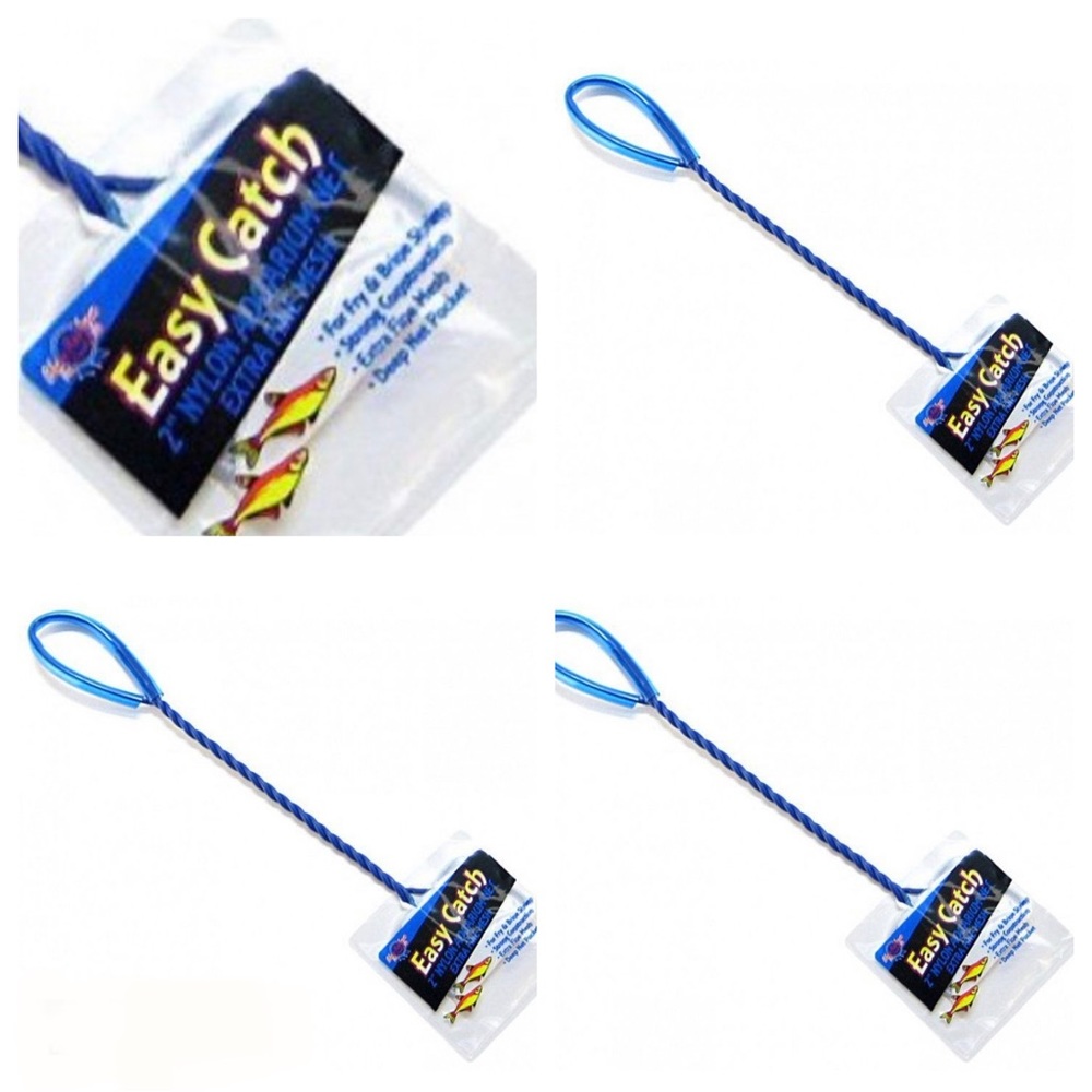 3 pack Blue Ribbon Easy Catch Fine Mesh Brine Fish Net
